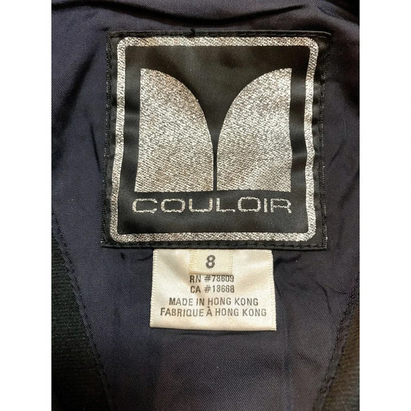Vintage Couloir Ski Coat Jacket Fabric Entrant GII Insulated Full Zip Women's 8 - Picture 8 of 11
